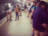 FlashMob 'Al metro sin pantalones'