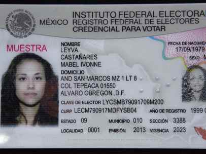 Credencial del IFE