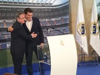 Florentino Pérez e Iker Casillas