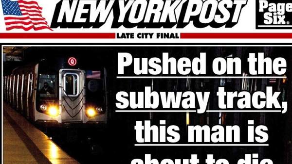 Portada del NY Post Portada del NY Post