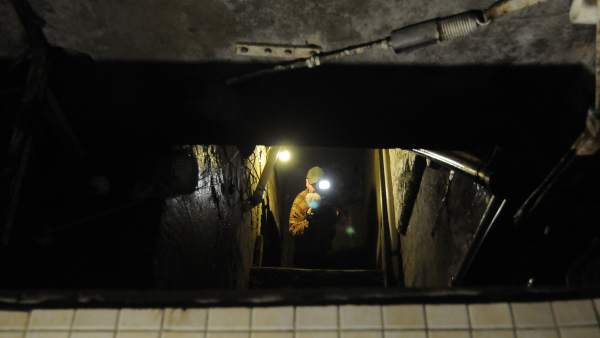Túnel clandestino en Baja California Túnel clandestino en Baja California