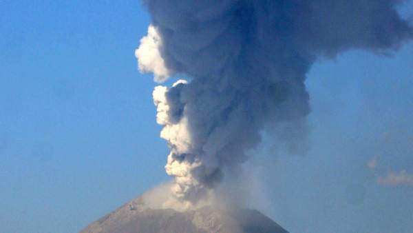 El volcán Popocatépetl El volcán Popocatépetl