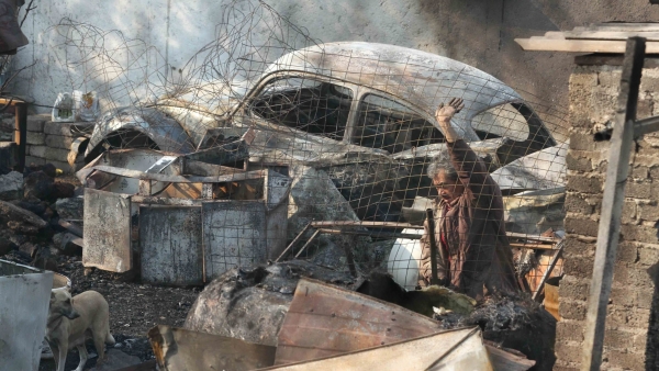 Daños por la explosión de la pipa Daños por la explosión de la pipa