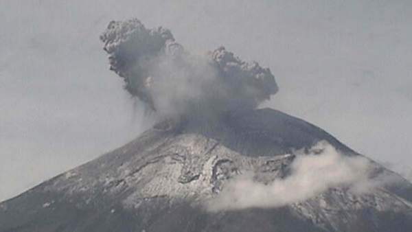 El volcán Popocatépetl El volcán Popocatépetl