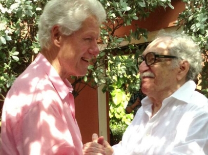 Bill Clinton y Gabriel García Márquez