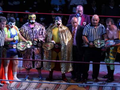 Hijo del Santo y Blue Demon Jr.