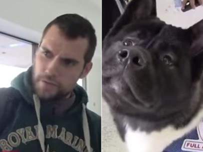 Henry Cavill y su perro