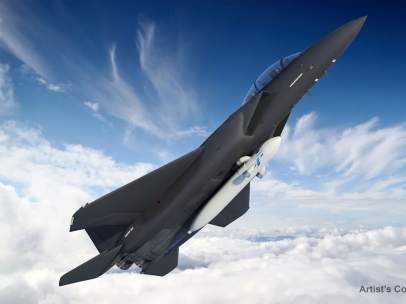 Aviones de combate con satélites acoplados