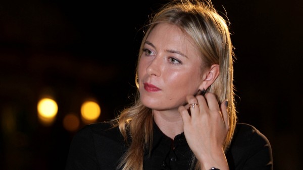 La tenista Maria Sharapova La tenista Maria Sharapova