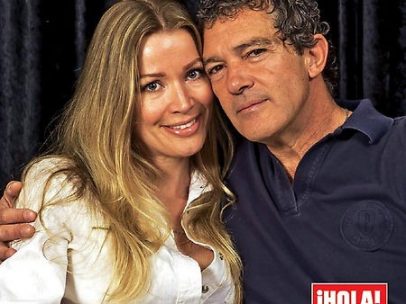 Antonio Banderas y Nicole Kimpel