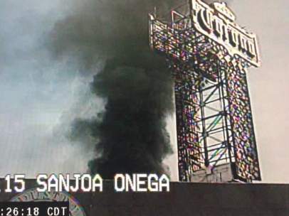 Incendio en las bodegas de Modelo